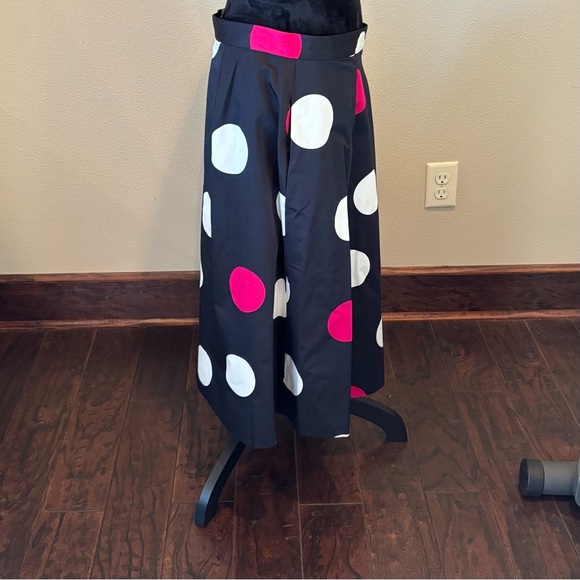 Talbots Pleated Polka Dot A-Line Skirt, size 16, Whimsical Office Church Trendy - Picture 4 of 11